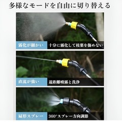便利！楽々！8リットル！コードレス電動噴霧器の画像