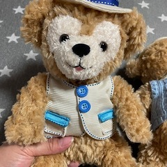 ダッフィーぬいぐるみ（SSサイズ）3体セットの画像