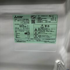 ☆三菱 冷凍冷蔵庫 2018年製 家庭用冷蔵庫 MR-P15EC-KK 家庭用 業務用☆の画像