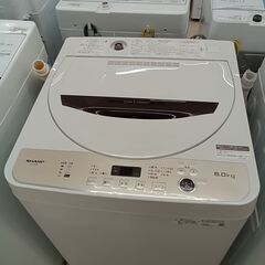 リユースのサカイ栃木店★ジモティ割あり★ SHARP 洗濯機 ES-GE6F-T 6.0kg 22年製 動作確認／クリーニング済み TC11114の画像