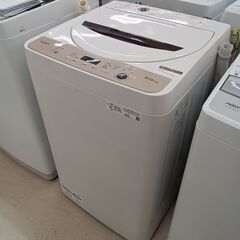 リユースのサカイ栃木店★ジモティ割あり★ SHARP 洗濯機 ES-GE6F-T 6.0kg 22年製 動作確認／クリーニング済み TC11114の画像