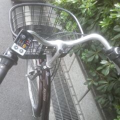 電動26インチ　税別￥45.273-　新基準ブリヂストンアシスタ　良品8.9Ah 電動自転車　３ヶ月保証　ブラウン1015の画像