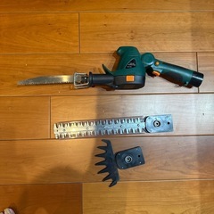 庭手入れ　電動のノコギリせっセットの画像