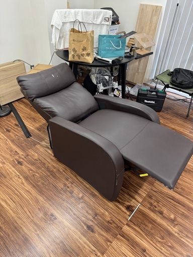 ニトリ☆パーソナルチェア(Dメッシュ DBR)リクライニング1人掛けソファ