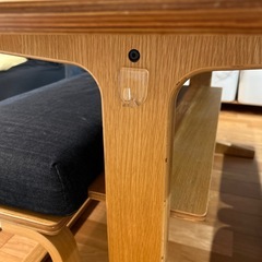 無印良品　ダイニングテーブルセットの画像
