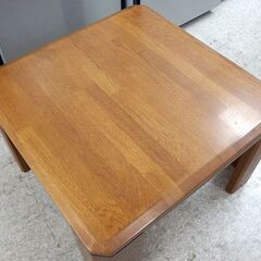 正方形 座卓テーブル 幅60cm 木製 ミニテーブル サイドテーブル 札幌市北区屯田店の画像