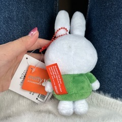 ミッフィーのぬいぐるみキーホルダーの画像