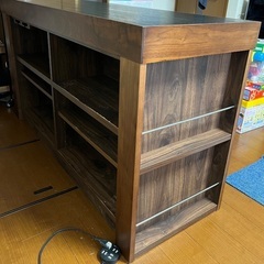 キッチン カウンター カップボード バーカウンター 木製の画像