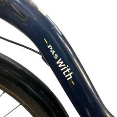 ヤマハ PAS With PA24W 電動アシスト自転車 24インチ 充電器 バッテリー付き 中古の画像