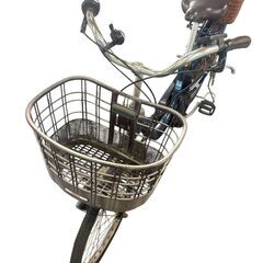 ヤマハ PAS With PA24W 電動アシスト自転車 24インチ 充電器 バッテリー付き 中古の画像