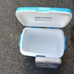  小型クーラーBOX 保冷剤付きの画像
