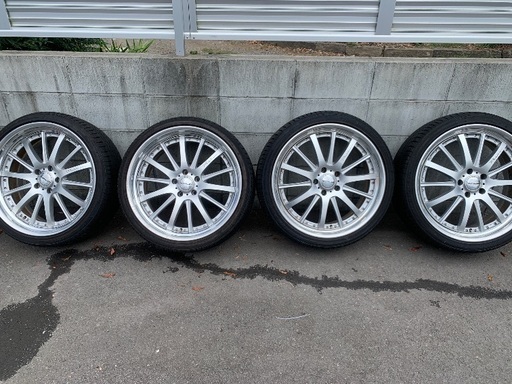WALD21インチ アルミ、タイヤセット