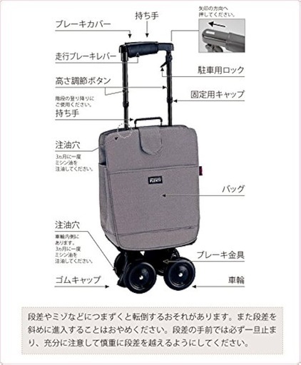 新品　キャリーステッキ