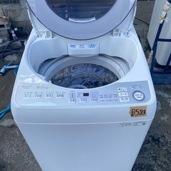 NO B583🌈福岡市内配送設置無料✨🌈ES-GV8D-S 全自動洗濯機 シルバー系 [洗濯8.0kg /乾燥機能無 /上開き]  2019年の画像