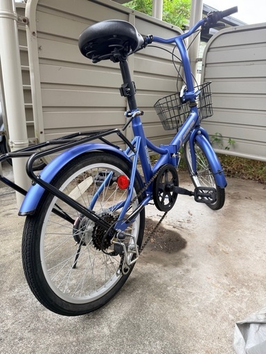 キャプテンスタッグのお折りたたみ自転車