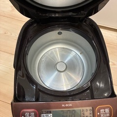 ZOJIRUSHI 象印 炊飯器  3合炊き 0.54L 品番 NL-BC05(TA) ブラウン 年式 2020年製の画像