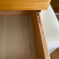 木製卓上引き出し3段の画像