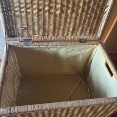 値下げ‼︎ラタン収納ケースの画像