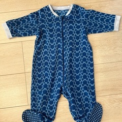 男の子　子供服　フリースロンパース　帽子　まとめ売り　60〜70の画像