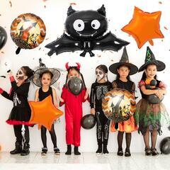 ハロウィン バルーンセット 飾り付け 風船 パーティー 撮影 装飾 コウモリ まとめ買い歓迎　卸ます　アマゾン引き上げ商品　倒産品　ネット商材　卸ます　転売　アマゾン引き上げ商品　卸し　問屋　倒産品　転売OK　ネット商材　アマゾン　商品　景品　コンペの画像