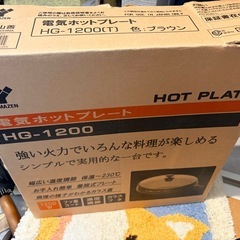 ヤマゼン 電気ホットプレート HG-1200の画像