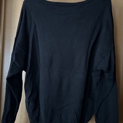 薄手　黒ニット　レディース　Mサイズの画像