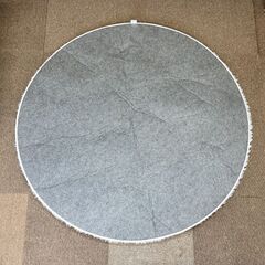 ☆モデルルーム展示品☆ シャギーラグ / ラグマット / 円形ラグマット【ME12】の画像