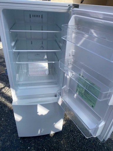 NO B590?福岡市内配送設置無料✨?GR-R15BS-W 冷蔵庫 BSシリーズ セミマットホワイト [153L /2ドア /右開き