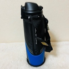 スポーツドリンク対応 水筒 1.03Lショルダー付き ブラック×ブルーの画像