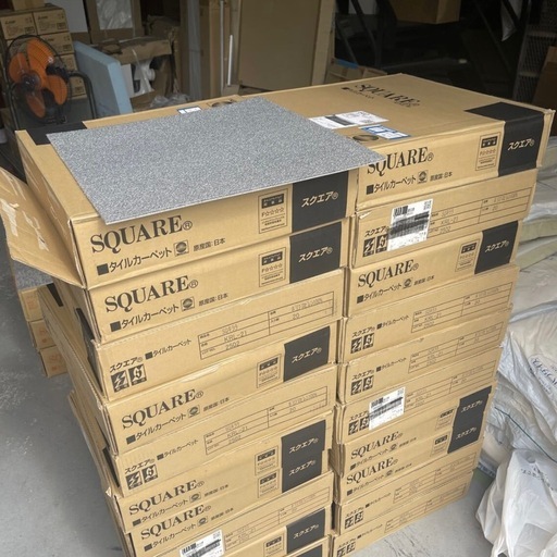 【5ケースセット】SQUAREタイルカーペット KRL-21