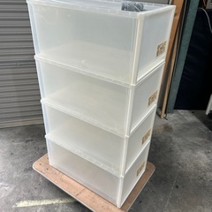 無印良品　衣装ケース　×　4個の画像