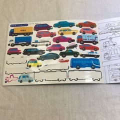 乗り物シールの画像