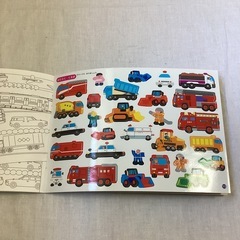 乗り物シールの画像