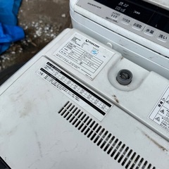 洗濯機2台の画像
