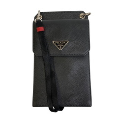 プラダ PRADA その他小物 三角プレート P.TA I-PHONE スマホショルダー P.TA I-PHONE サフィアーノの画像