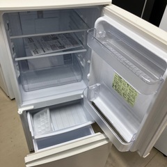 【配送無料】SHARP ノンフロン冷凍冷蔵庫 SJ-D14F-W　5159の画像