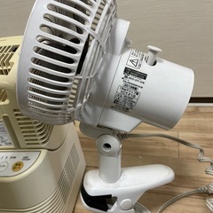 コンパクトな扇風機の画像