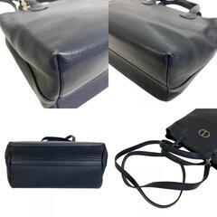 ディオール Dior ショルダーバッグ モンテーニュ CD 2way  ハンドバッグ ヴィンテージ ネイビーの画像