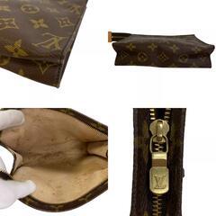 ルイヴィトン LOUIS VUITTON ポーチ モノグラム ポッシュトワレット19 小物入れ M47544 ブラウンの画像