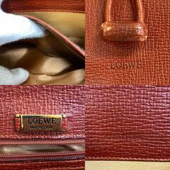 ロエベ LOEWE ハンドバッグ ヴィンテージ ターンロック 2way ワンショルダーバッグ ブラウンの画像