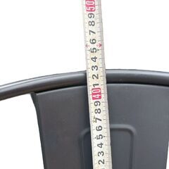 12月限定特価　☆2脚あり☆アイアン脚 背もたれ付き 座面高440mm ビンテージ風 店舗用チェア カフェチェア イス 椅子 チェアの画像