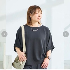 おかだゆり ドルマンスリーブ ブラウス 4L の画像