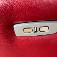 電動リクライニングソファ　赤の画像