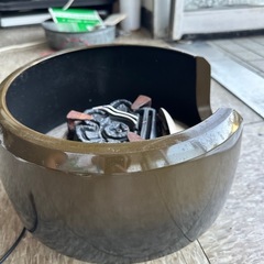 茶道具　風炉型電熱器　炭型ヒーター　レトロ　ひび割れありの画像