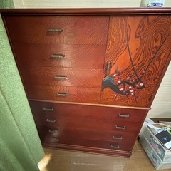 和ダンス　鏡台　無料　家具　などの画像