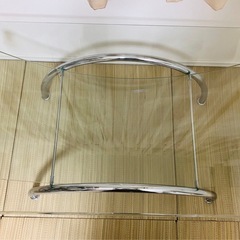 IDC大塚家具　エクリプス　ガラステーブル　センターテーブルの画像