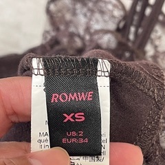 SHEIN レース キャミ トップス XSサイズ 未使用の画像
