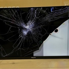 あげます。優良ジャンク・スマートTV ／ Hisense 32V 型 32E4N 2025年製 液晶パネル破損の画像