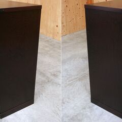 ≪yt2073ジ≫ 大川家具 民芸箪笥 6段8杯 幅89cm 株式会社平成製造 和風/和箪笥/牡丹/四君子/木目/杢/欅/桐/タンス/中古家具/宮城県仙台市 71009-05の画像