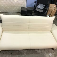 hf251015-003Z 社団法人 全国家具工業連合会 2人掛けソファ ベッドにもなる 192×86×71　座面の高さ35Ccm の画像